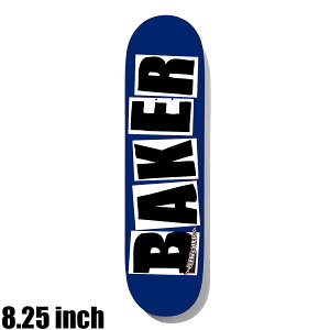 BAKER x[J[ BRAND LOGO NAVY 8.25 XP[g{[h fbL