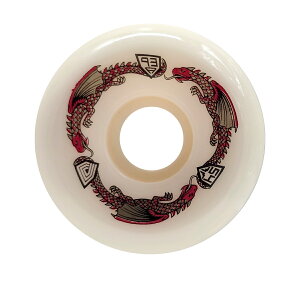POWELL �p�E�G�� POWELL PERALTA DRAGON FORMULA RED 56mm×36mm 93A �X�P�[�g�{�[�h �X�P�{�[ �E�B�[��