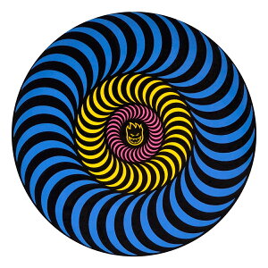 SPITFIRE �X�s�b�g�t�@�C�A SWIRL STICKER BLUE / YELLOW / PINK �X�P�[�g�{�[�h �X�P�{�[ �X�e�b�J�[ �V�[�� �X�e�b�J�[ �V�[��