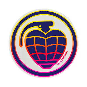 THUNDER �T���_�[ GRENADE STICKER YELLOW-PINK-CLEAR �X�P�[�g�{�[�h �X�P�{�[ �X�e�b�J�[ �V�[�� �X�e�b�J�[ �V�[��