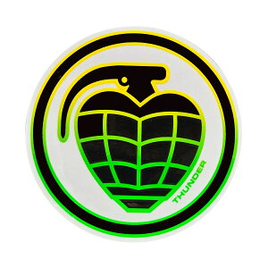 THUNDER �T���_�[ GRENADE STICKER YELLOW-GREEN-CLEAR �X�P�[�g�{�[�h �X�P�{�[ �X�e�b�J�[ �V�[�� �X�e�b�J�[ �V�[��