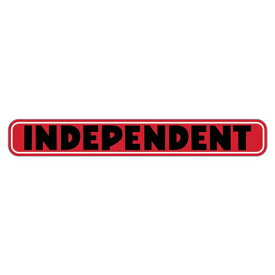 インディペンデント／INDEPENDENT BAR LOGO STICKER 6in (RED/BLACK) ステッカー