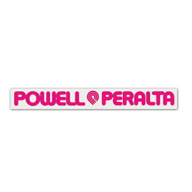 パウエル／POWELL PERALTA LOGO (PINK) ステッカー