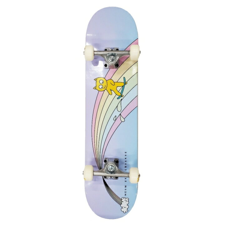 楽天市場】ミャオ MEOWSKATEBOARDS／MEOW OVER THE RAINBOW COMPLETE  