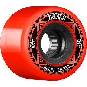 {[Y EB[ BONESWHEELS^ATF ROUGH RIDERS RUNNERS RED 59mm (\tgEB[)