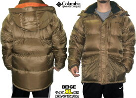 【COLUMBIA】ROCK DENS H/L JACKET / コロンビアダウン ジャケット【黒/ベージュ】PM5417