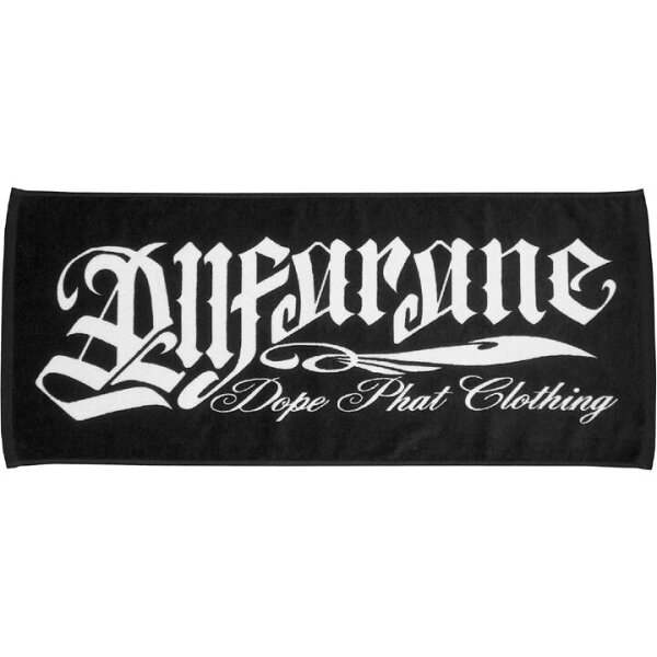 AFO OLD ENGLISH FACE TOWEL 黒 オールドイングリッシュロゴ フェイス タオル ハンカチ　タオル フェイスタオル スポーツタオル 汗ふき ネーム刺繍 タペストリー【ゆうパケット便対象商品】