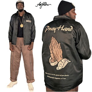 �yAFO/UNISEX�zPRAY HAND COACH JACKET / �T�e�� �R�[�` �W���P�b�g�i�{�A���n�t�j�y���S�󒍐��Y�z