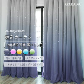 カーテン 幅80-350cm 姫系カーテン 透かし雕り グラデーション 遮光 断熱 省エネ 節電 レース一体型 二重カーテン おしゃれ かわいい 姫カーテン 可愛い ダブルカーテン リビング ベッドルーム 寝室 新居 一人暮らし 新生活 応援