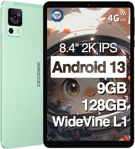 [�V�i] DOOGEE T20 Mini Android13 �^�u���b�g 8�C���` RAM 9GB (4+5GB �g��) + ROM 128GB (1TB TF �g��) 8.4 �C���`�𑜓x 1200×1920 2K 8 �R�A CPU 1.6Ghz SIM �^�u���b�g 4G LTE Bluetooth 5.0+2.4G/5G WiFi�J���� 13MP+5MP 5060mAh