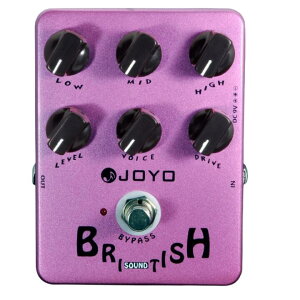 JOYO JF-16 British Sound �A���v�V�~�����[�^�[ �v���A���v �G�t�F�N�^�[ Marshall�� �u���e�B�b�V���T�E���h �I�[�o�[�h���C�u �M�^�[ 9V�d�r DC9V�Ή�