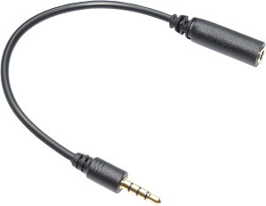 YSSK 3.5mm TRRS (M)IX to 3.5mm TRRS (F) XAudio CableI[fBIP[u 24KbL[q (15cm)