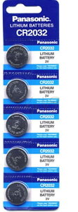 [{^dr] Panasonic pi\jbN CR2032 3V 5 `Edr