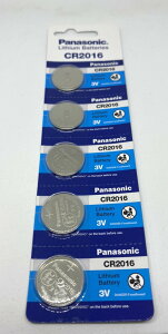 [�{�^���d�r] �p�i�\�j�b�N Panasonic CR2016 3V ���`�E���d�r1�V�[�g5�Z�b�g ���v�p�d�r�@�{�^���d�r
