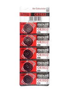 [{^dr] Maxell }NZ CR2032 vp_dr (5 1V[g)