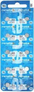 renata SR621SW 10 1V[g 364 RC^{^dr vpdr LEDCg dq@Ȃ