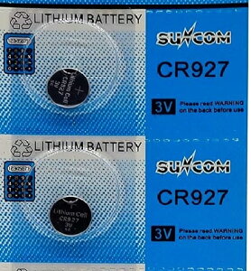 [{^dr] SUNCOM `Edr 3V CR927 2