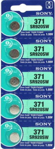 [{^dr] SONY SR920SWiNo.371) 1V[g dr×5 vpdr dq@Ȃ LR69 LR921 LR920 371 AG6 SR69
