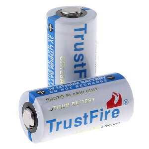 TrustFire CR123A ���`�E���d�r 900mAh 85177 3.0V �d�r �g���X�g�t�@�C�A�[ ��[�d���d�r �����d���p�o�b�e���[ Switchbot �d�q�� �Ή�