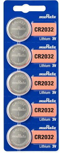 村田製作所(旧ソニー) ボタン電池 MURATA・ムラタ・CR2032 リチウム電池 3V 1シート