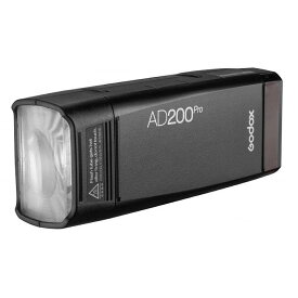 [Godox] AD200Pro フラッシュストロボ ポケットサイズ 無線制御 高速同期など Sony/Canon/Nikon/Olympus/Panasonic/Fujifilm/Pentax など対応 (4052-00)