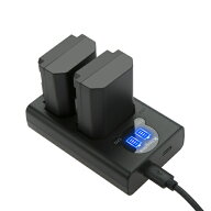 [デュアル充電器] Sony NP-FW50 バッテリーチャージャー NP-FW50 電池 用 USB 充電器 アダプター