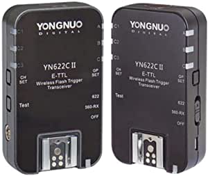 SR3H[送料無料][Yongnuo] YONGNUO ワイアレスフラッシュトリガー ETTL YN622C II ハイスピードシンクロ HSS 8000s Canonカメラ用 (S-105)