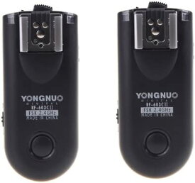 [Yongnuo] Upgrade RF-603 II C1 ヨンヌオ製 ワイヤレス・ラジオスレーブ Flash Trigger/Wireless Shutter Release Transceiver Kit for Canon Rebel 300D/350D/400D/450D/500D/550D/1000D Series(1733-00)