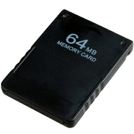 PS2 専用 メモリカード 64mb PlayStation2 Memorycard 8倍のセーブデータ保存可能 プレステ2用　※純正品ではございません※ (at_0222-00)