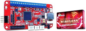 [Brook] Wireless Fight Board ワイヤレスファイティングボード アーケードコントローラーを無線接続を可能 PS5 PS4 PS3 Switch PC(X-input) に対応 変換基板 ハンダ付け済み 簡単DIY タッチパッド ターボ リマップ(at_4231-00)