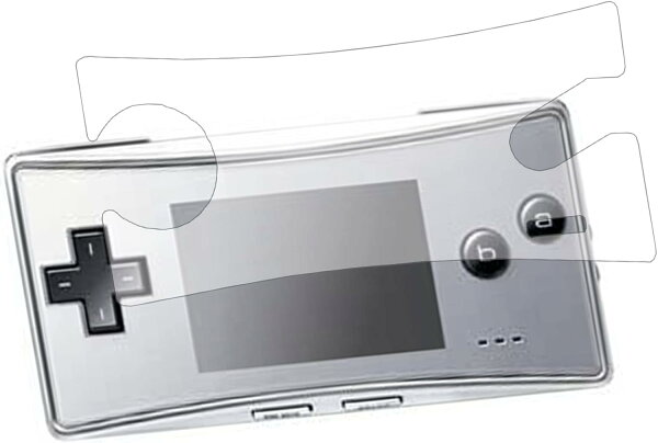 ゲームボーイ ミクロ フィルム GBM 液晶プロテクター 保護シート Nintendo Game Boy Micro ゲームボーイミクロ対応　１セットフィルム+クロス