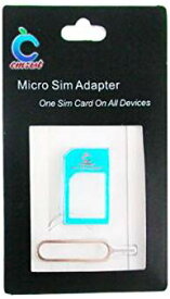 [Cmzwt] MicroSIM を NormalSIM にサイズ変更するアダプター SIMカード 変換アダプター マイクロSIM から ノーマルSIM (ブルー)　SIM 取り出しツール付き (at_0118-BL)