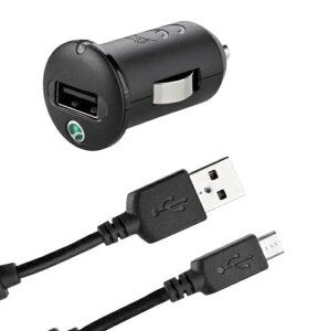 �m�ԍڏ[�d��n AN401 �\�j�[�G���N�\�� �J�[�`���[�W���[ + microUSB�P�[�u�� SONY Ericsson car charger 2in1 �}�C�N�� USB