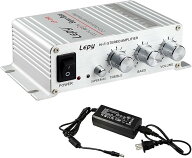 Lepy Hi-Fi ステレオアンプ デジタルアンプ カー アンプ パワーアンプLP-268または [LP-268+AC電源アダプ…