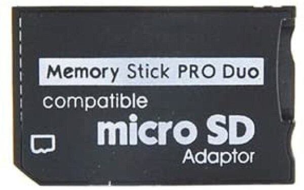 microSDHC/microSD メモリースティック ProDuo 変換アダプター マイクロSDをmemory stickへ変換するadapter  PSPでセーブデータ画像データに便利