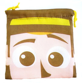 ディズニー Disney ミニ巾着袋 ポーチ 17.5cm×14cm 実用性があり ウッディ・プライド（Woody Pride） トイ・ストーリー コンパクトでかわいい きんちゃくです 保育園 幼稚園 子供会景品 お菓子入れ ちょっとしたものを入れるのに便利(0125-H4)Y