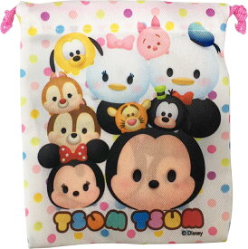 ディズニー Disney ミニ巾着袋 ポーチ 17.5cm×14cm ツムツム ミッキーマウス ミッキー フレンズ実用性があり コンパクトでかわいい きんちゃくです 保育園 幼稚園 子供会景品 お菓子入れ ちょっとしたものを入れるのに便利(0132-H4)Y