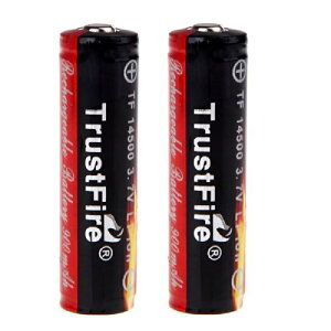 TrustFire@14500 x2Zbg 900mAh gXgt@C[14500 x2{Zbg LEDCg dpobe[