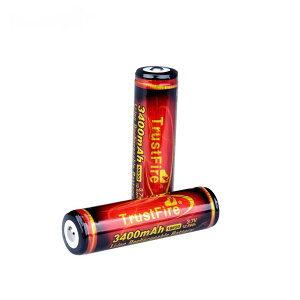 TrustFire 18650 3400mAh `ECI[dr Li-ion battery obe[ PCBH drP[Xt {^gbvy18650 3400mAh 2{z QRV[t