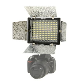 Yongnuo] YN-160II 160球 LED ビデオライト with コンデンサー MIC and　輝度リモコン for Canon 5D 7D 50D 60D 500D 5 D700 D300 D400.D200 E620 E520 E510 E500 LX5 GH1 GF1 GF2 Pentax Fuji S FS-X00065FHHP/AC-X0005ZDS95(1187-00)