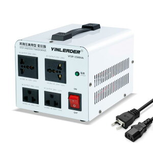 Yinleader Abvg _EgX 1500W COp^ψ ~Ep^ ψ |[^ugX yCO@ΉzVTJP-1500VA 100V/110V-220V/240V Rϊ(1500VA)