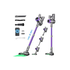 掃除機 コードレス【2026年モデル先行発売業界トップレベルの90KPa超強力吸引・65分連続稼働・自立式・低騒音・AI汚れ自動検知】 Temaku サイクロン軽量 掃除機 コードレス 伸縮型パイプ/革