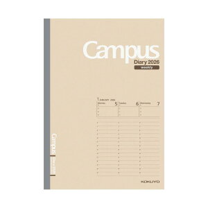 �R�N�� �蒠 2026 �L�����p�X�_�C�A���[ �E�B�[�N���[ �o�[�`�J�� A5 ���� �j-CWVLS-A5-26 2026�N 1���n�܂�