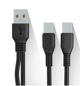 Cable Factory�y �[�d Type C ��҃P�[�u�� 1M ���F �z 1�{�� USB�[C �X�}�z �^�u���b�g��2�䓯���ɏ[�d TypeC Y���P�[�u�� ����P�[�u�� USB�P�[�u�� + F.Wave �I���W�i�� ���U�[�� MicroFibe
