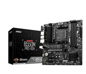 MSI B550M PRO-VDH AMD Ryzen 5000/4000G/3000V[YvZbTΉ Socket AM4 DDR4 PCIe4.0Ή Micro-ATX }U[{[h MB6468