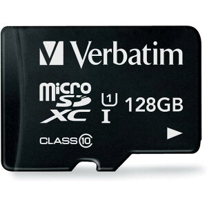 o[xC^ (Verbatim) microSD 128GB ő90MB/s UHS-1 U1 class10 ACEI[Ef[^@ɂS̍T|[g X}[gtH ^ubg̎ʐ^⓮ۑ MXCN128GJVZ5