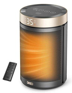 DREO �Z���~�b�N�q�[�^�[ �y���^�g�[�E2025�~�V�^�z �d�C�t�@���X�q�[�^�[ �y�� ECO�P�����[�h �ߓd40% 1200W~10��/1000W/800W �ȃG�l �]�|�I�t �ߔM�ی� 12H�^�C�}�[ �E�ߏ� ���� �茳 �I�t�B�X �f�X