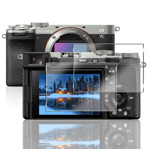 �Ή� SONY ��7C II / ��7CR / ��6700 ILCE-6700 �ی�t�B���� �K���X�t�B���� �A�N�Z�T���[ �y2���Z�b�g�z