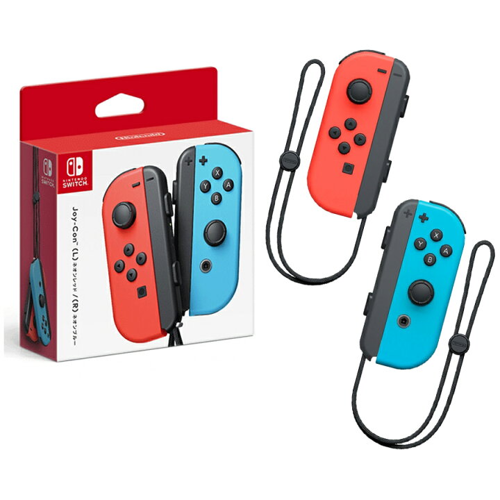 楽天市場】Joy-Con(L) ネオンレッド/(R) ネオンブルー ニンテンドー 