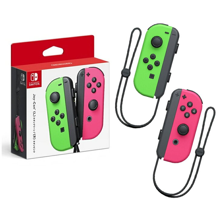 CONTROLES NINTENDO SWITCH JOY L   R  VERDE ROSA EDICION JAPAN UPC  - HAC-A-JAFAA